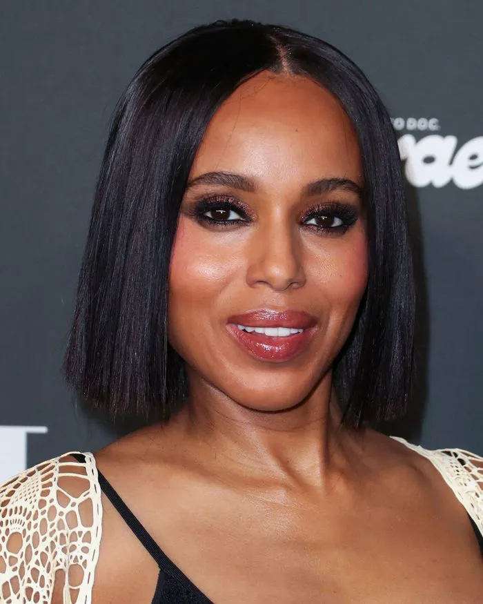 Sleek Straight Fine Black Bob — Winter Bob Haircuts