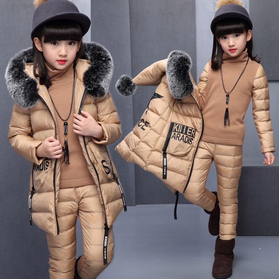 Beige Puffer Coat Set with Fur-Trimmed Hood for Warmth Beige Puffer Coat Set with Fur-Trimmed Hood for Warmth — Winter Outfits for Kids