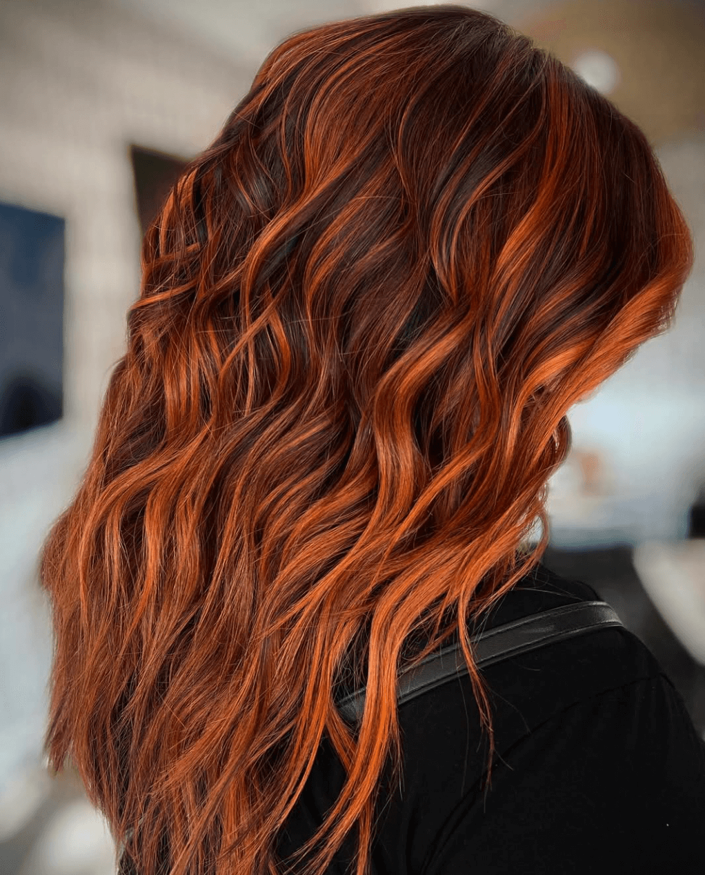 Deep Rich Auburn Hue — Winter Auburn Hair Color