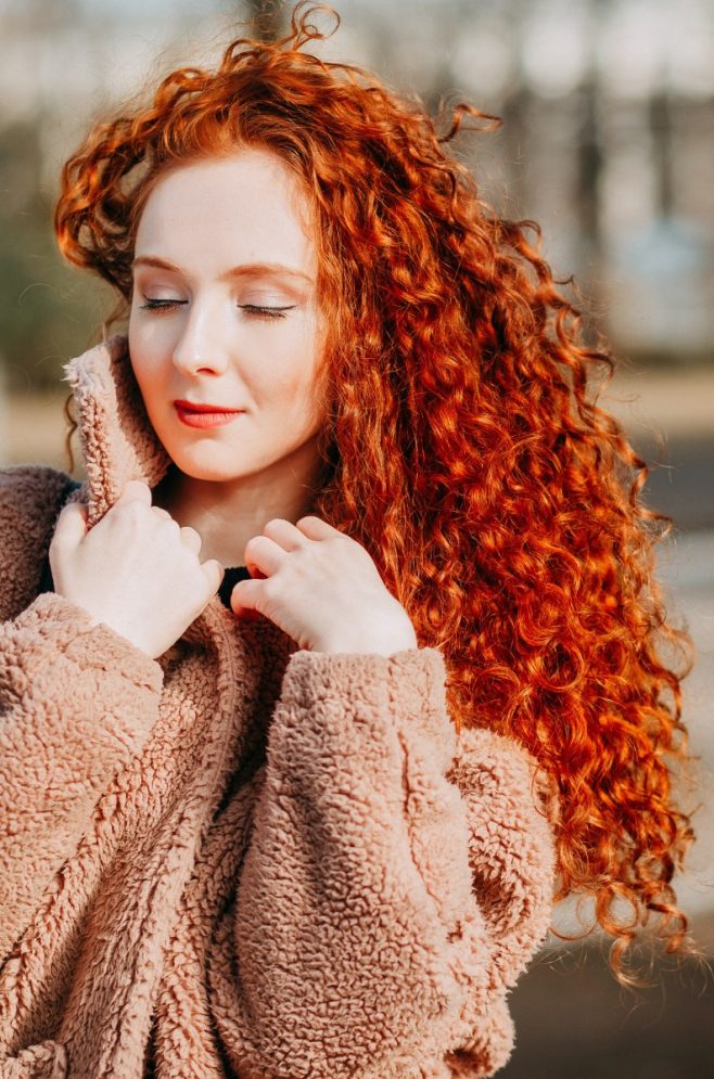 Fiery Red With Copper Undertones — Winter Hair Colors for Redheads