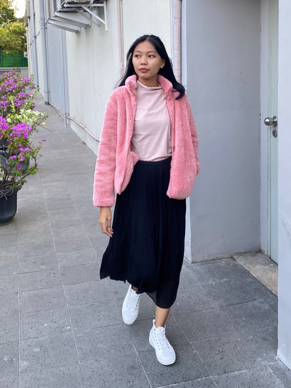 Casual Outfit Idea Casual Outfit Idea — Fleece Jacket Outfits