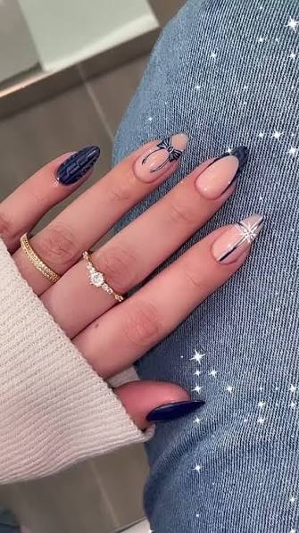 Light Blue Jelly Short Oval Light Blue Jelly Short Oval — blue nail inspo
