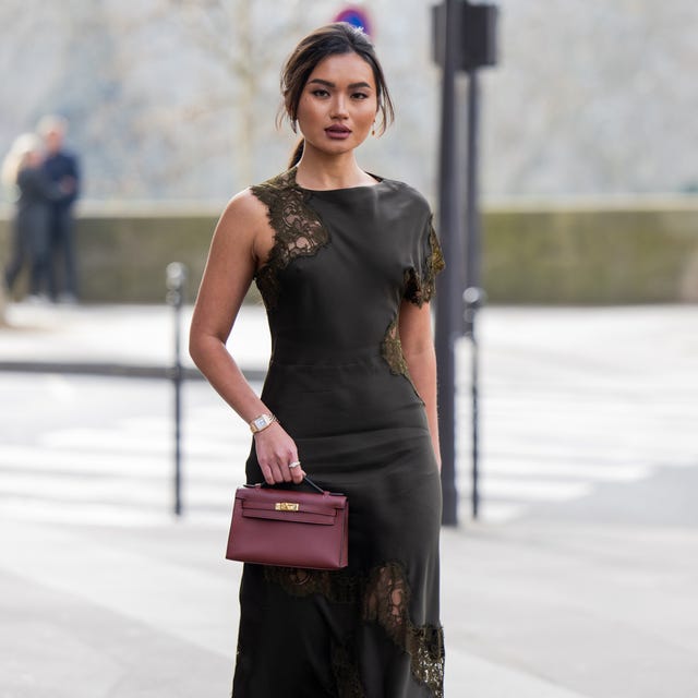 Dark Olive Green Satin Dress with Lace Trim Dark Olive Green Satin Dress with Lace Trim — Dressy Winter Outfits