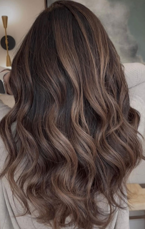 Chocolate Brown With Auburn Undertones — Dark Winter Hair Colors