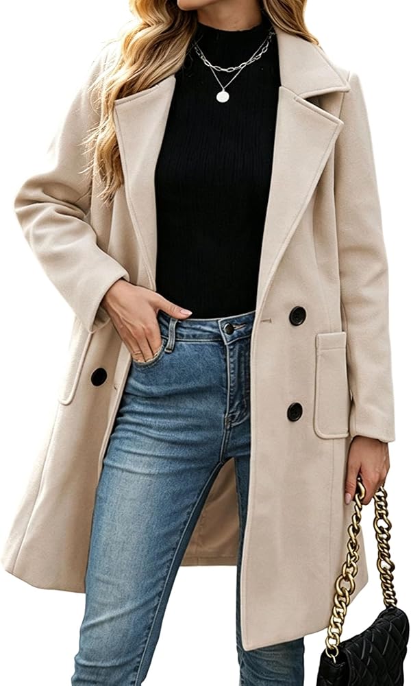 Versatile Beige Peacoat for Casual and Office — Peacoat Outfits
