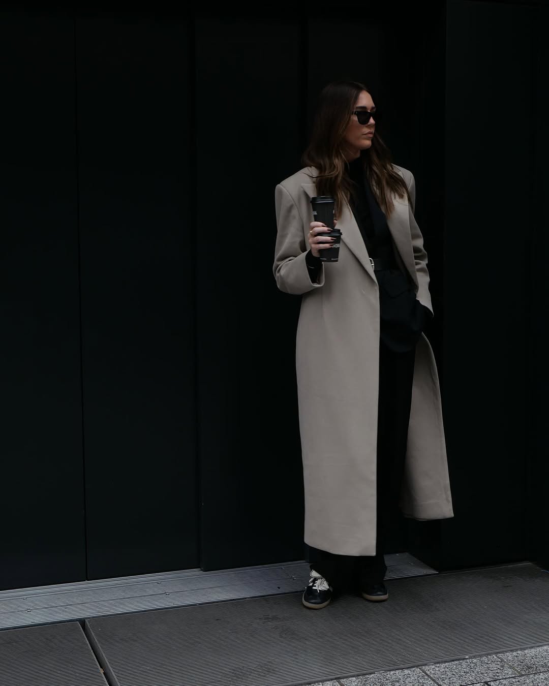Minimalist Power: All-Black Car Coat Ensemble Minimalist Power: All-Black Car Coat Ensemble — Car Coat Outfits