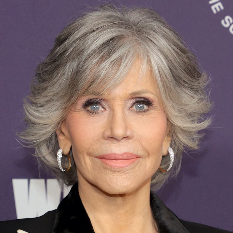 Textured Bob with Wispy Bangs Textured Bob with Wispy Bangs — Winter Haircuts for Gray Hair
