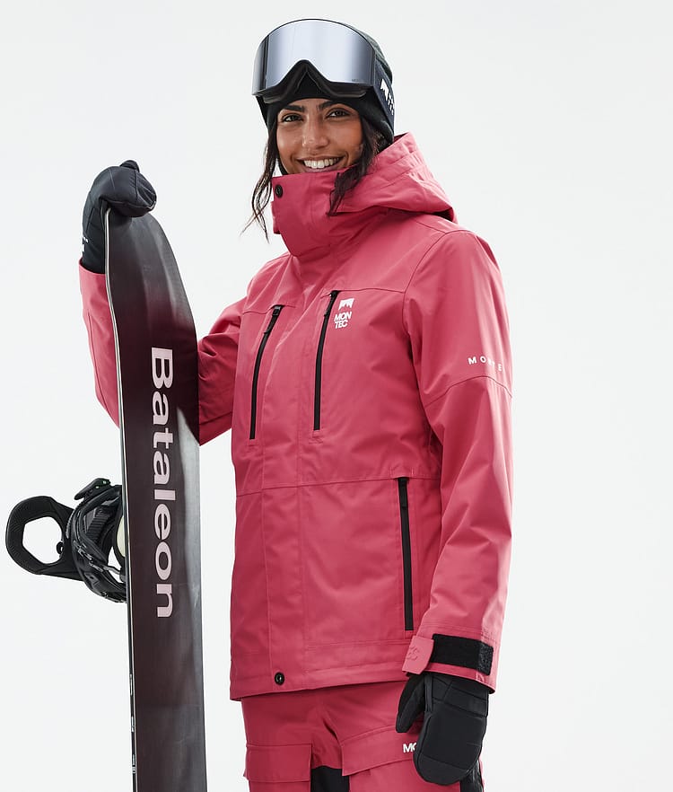 Vibrant Rose Pink Snowboard Set for a Bold Statement Vibrant Rose Pink Snowboard Set for a Bold Statement — Snowboarding Outfits