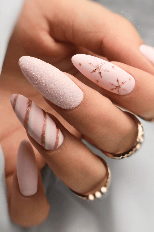 Winter Clean Milky Pink Oval Nails Winter Clean Milky Pink Oval Nails — Minimalist Winter Nails