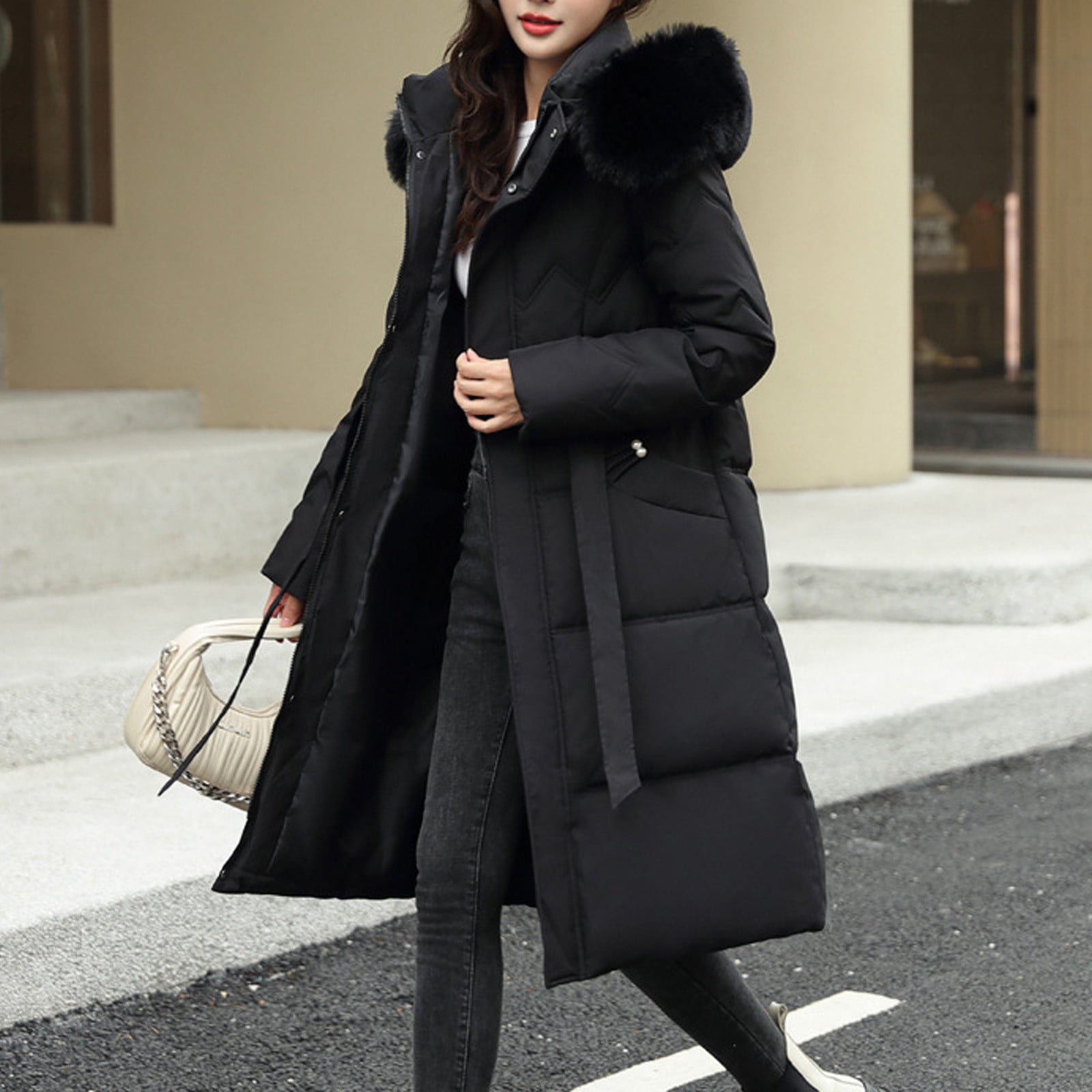 Cold Weather Casual Outfit Idea — Winter Coats for Women