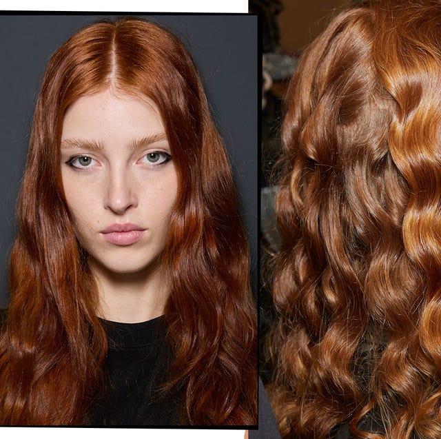 Rich Copper with Golden Highlights — Winter Hair Colors for Pale Skin