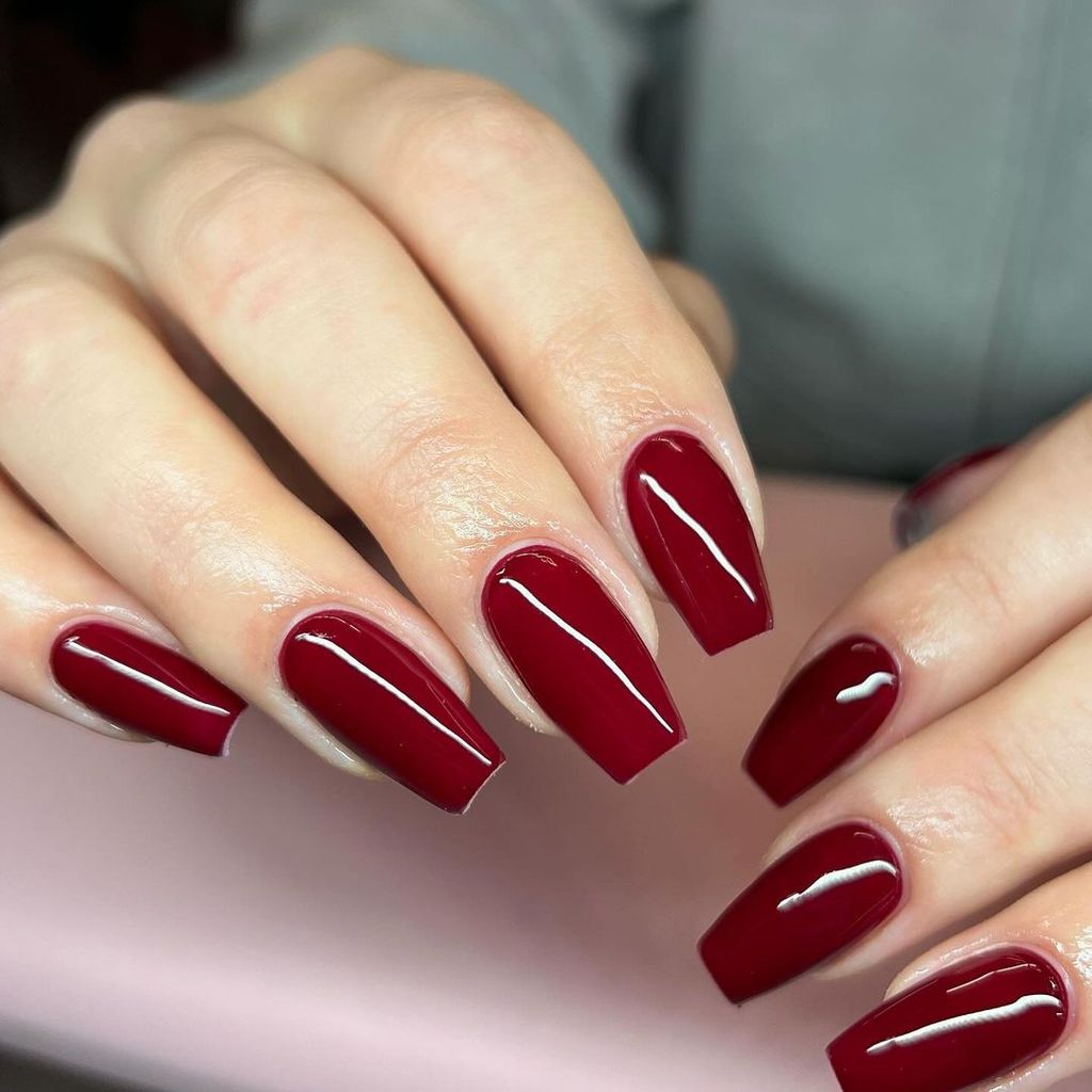 Snowflake Glitter Square Nails Snowflake Glitter Square Nails — Long Winter Nails