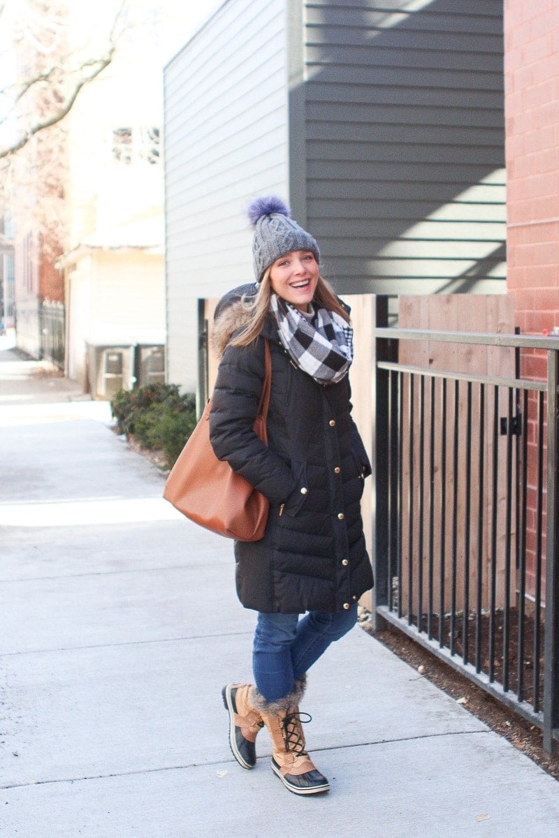 Light Blue Wool Coat with Faux Fur Collar Light Blue Wool Coat with Faux Fur Collar — Chicago Winter Outfits
