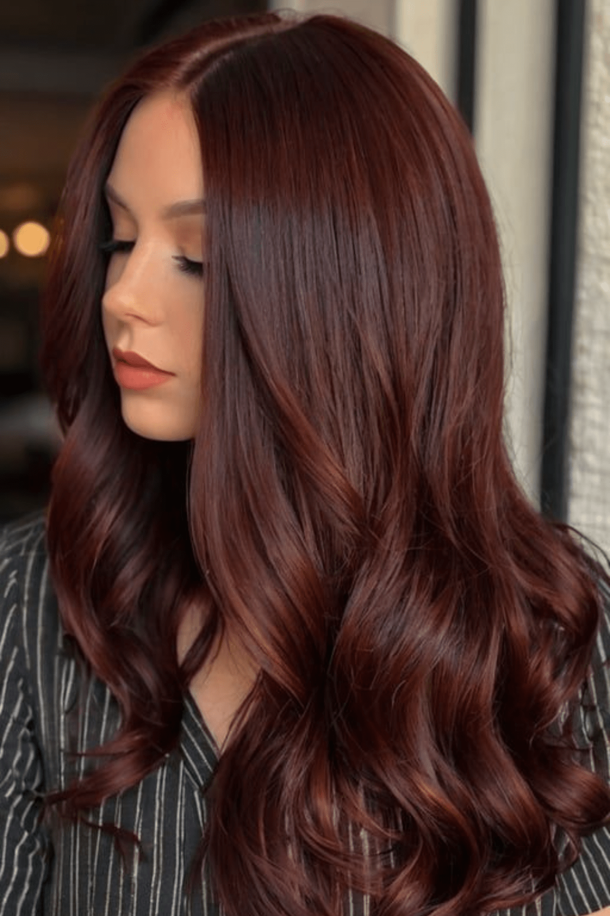Deep Rich Dark Auburn — Winter Hair Colors for Redheads
