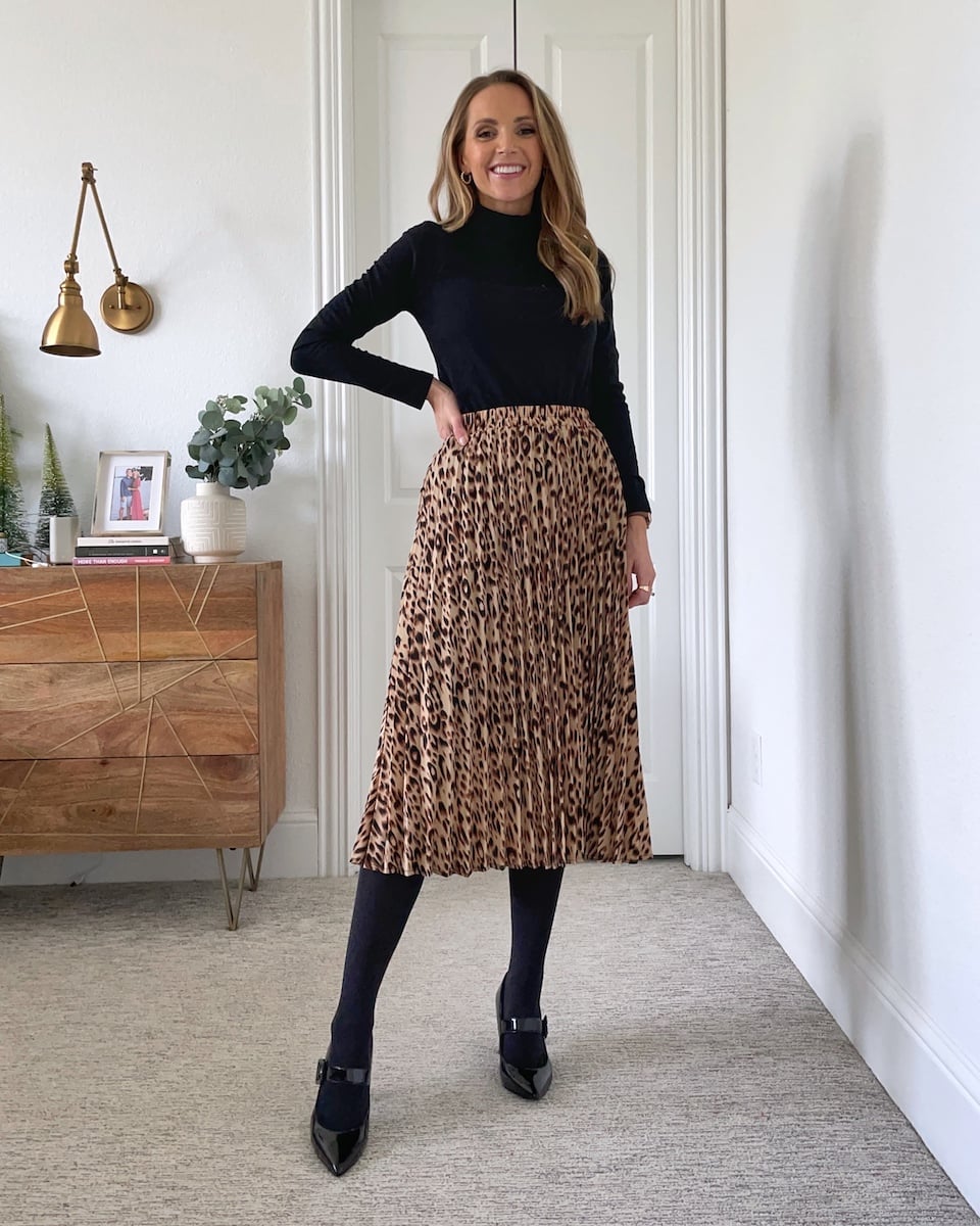 Black Mary Jane Heels Outfit Idea Black Mary Jane Heels Outfit Idea — Winter Church Outfits