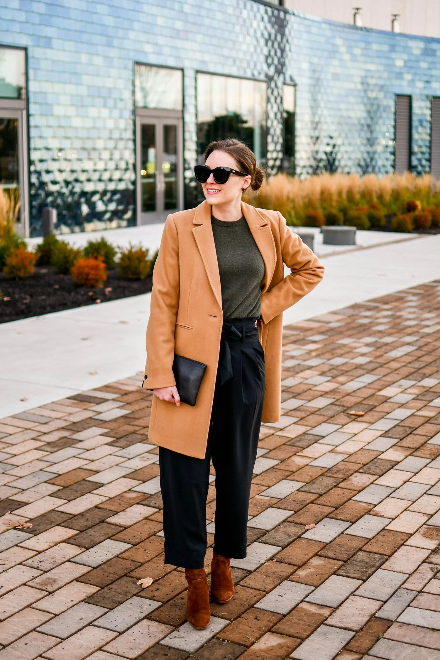 Camel Wool Coat for Smart Casual Workwear Camel Wool Coat for Smart Casual Workwear — Early Winter Outfits