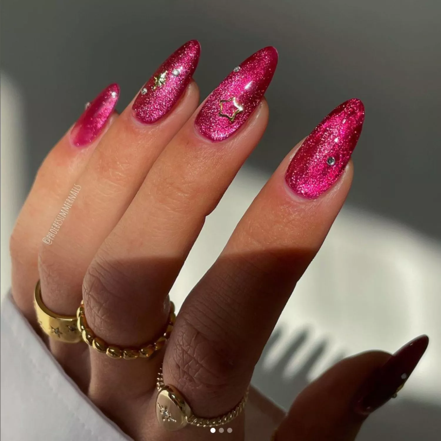 Party Visual Idea Party Visual Idea — Winter Pink Nails