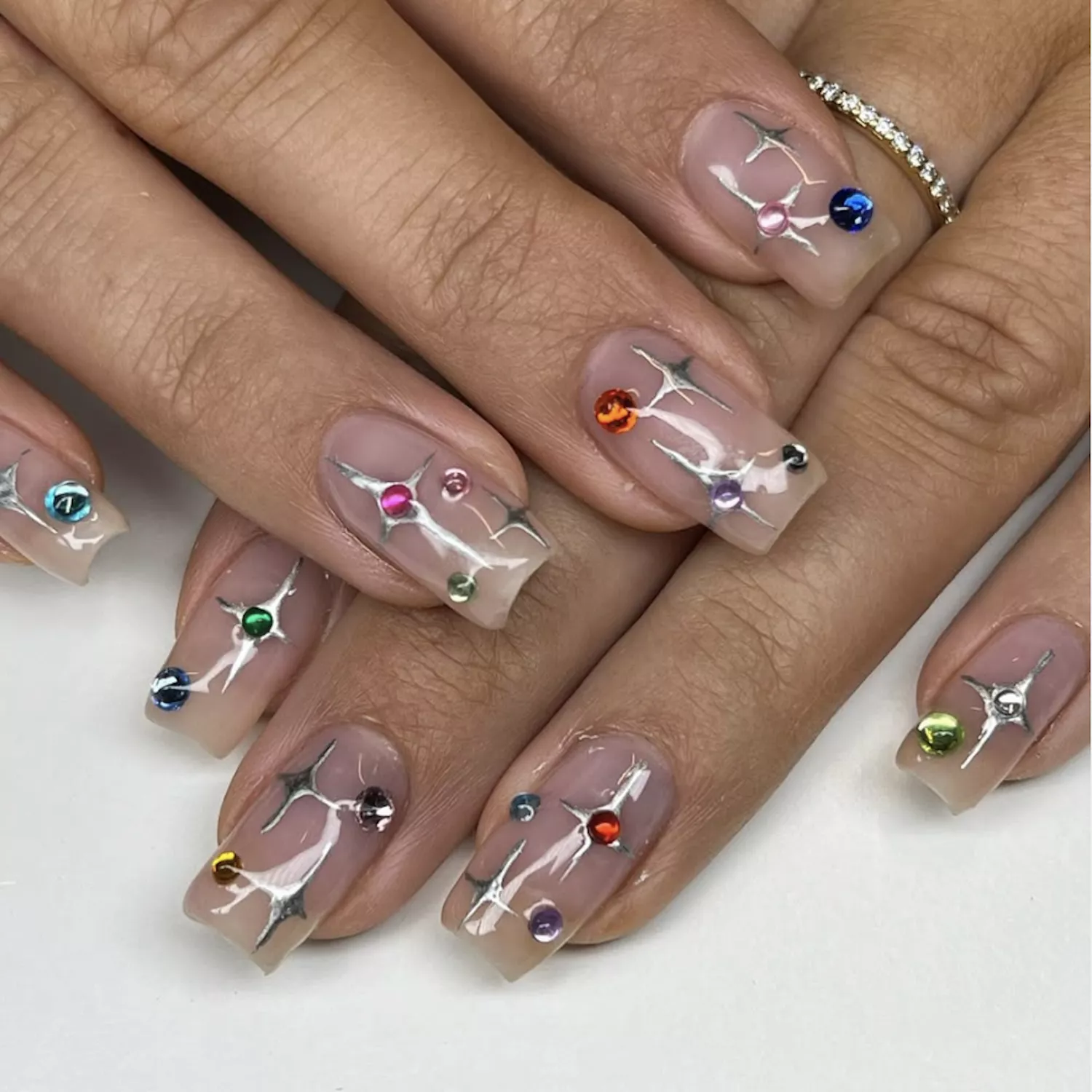 Clean Cuticle Work Even Application Deep Glossy Dark Green Long Square Nails Clean Cuticle Work Even Application Deep Glossy Dark Green Long Square Nails — Winter Square Nails