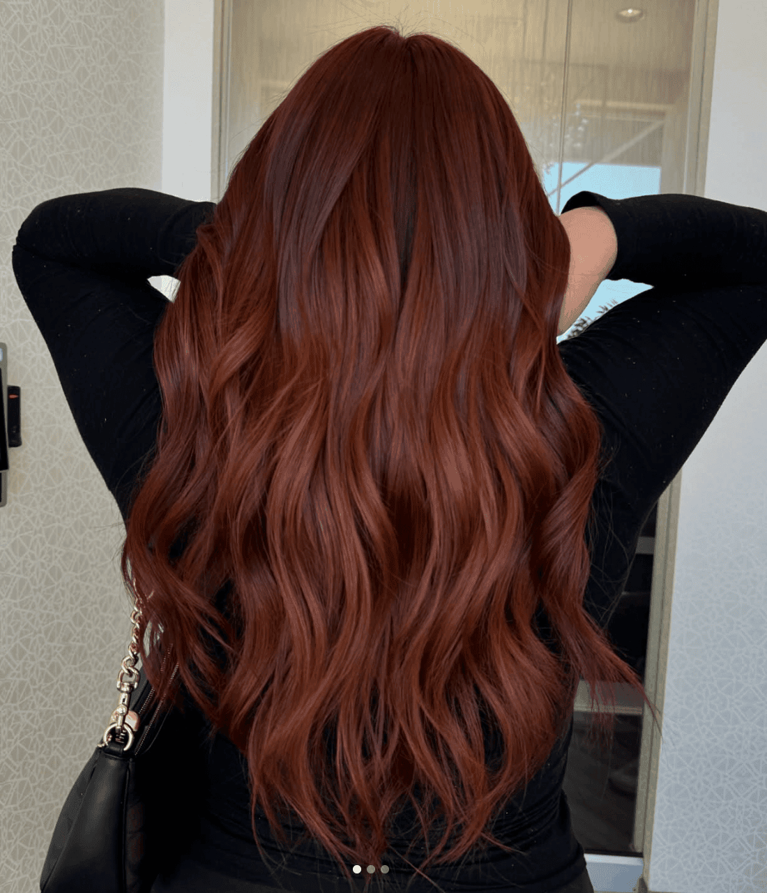 Lustrous Auburn Shade — Winter Auburn Hair Color