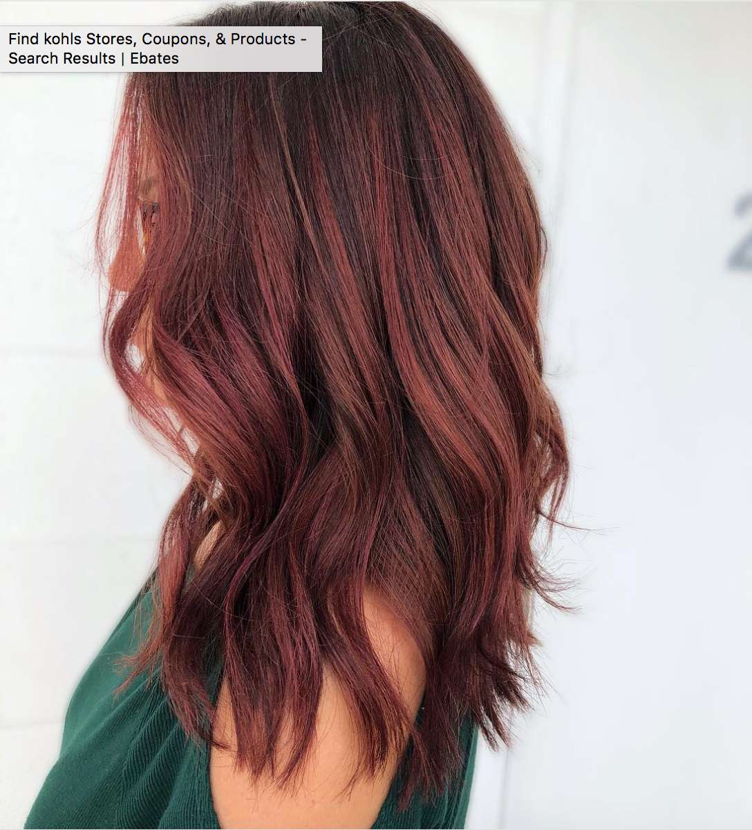 Dark Red With Burgundy Undertones Dark Red With Burgundy Undertones — Winter Red Hair Colors