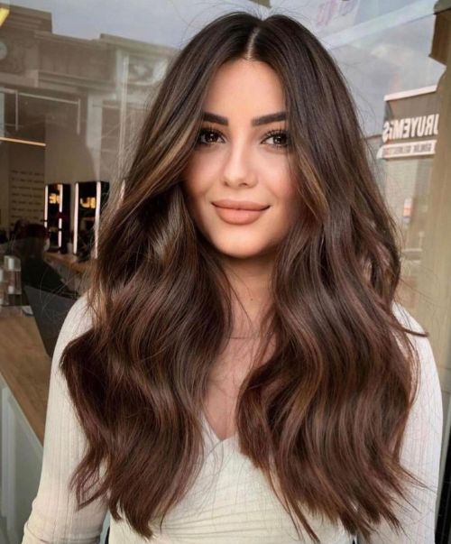 Deep Chestnut With Subtle Caramel Warmth — Chestnut Brown Hair