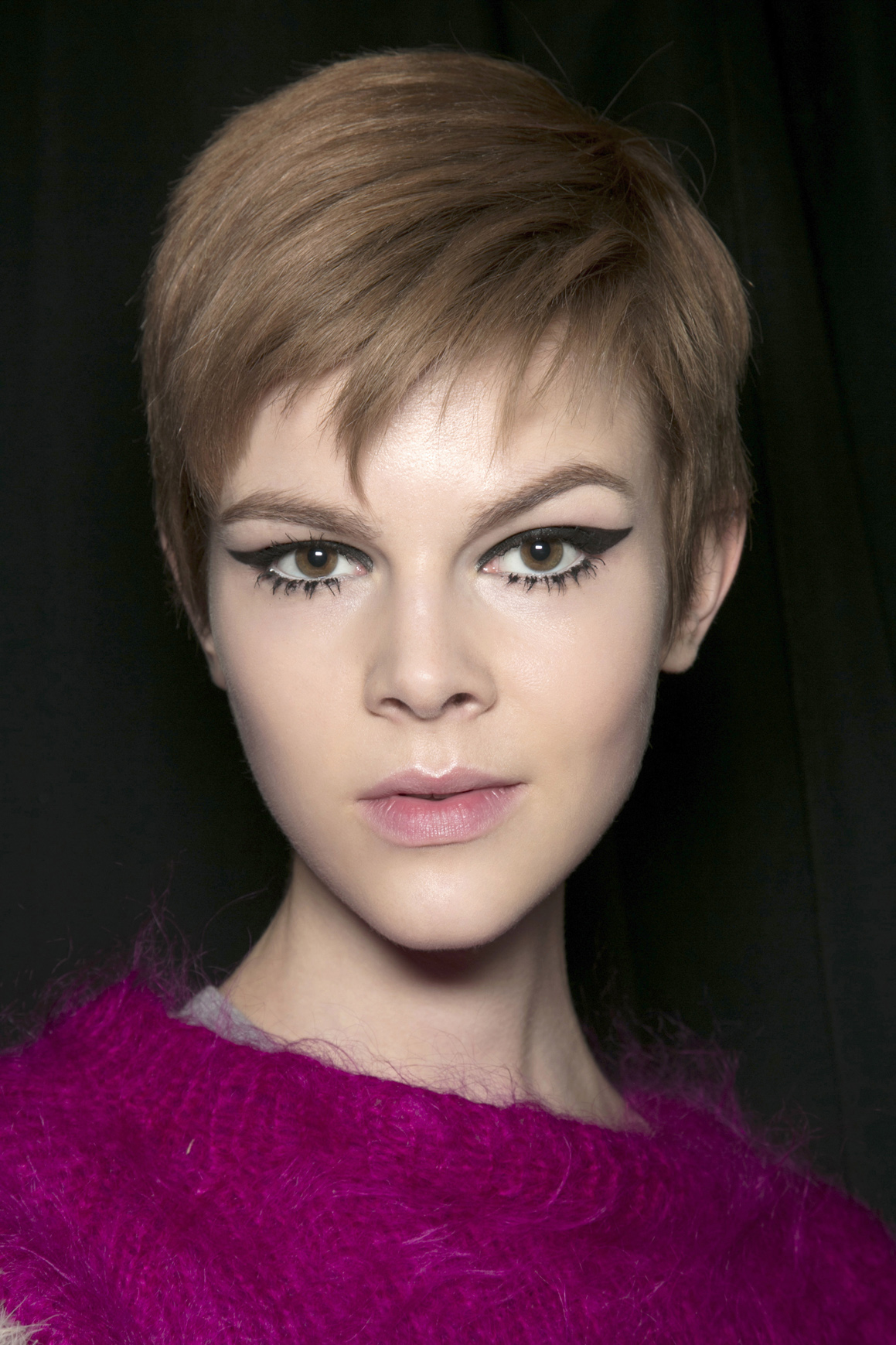 Short Pixie With Blunt Bangs — Winter Haircuts with Bangs