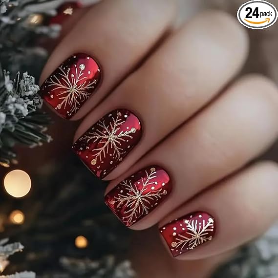 Glossy With Subtle Shimmer Visual Idea Glossy With Subtle Shimmer Visual Idea — Short Winter Square Nails