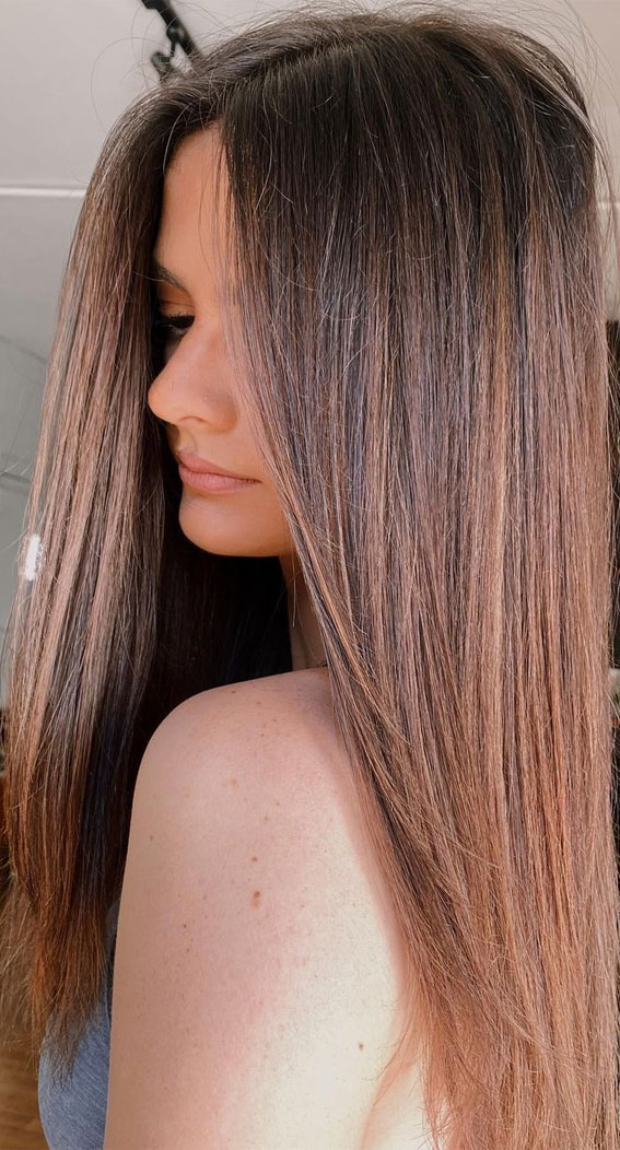 Medium Brown Mid-Back Subtle Layers Medium Brown Mid-Back Subtle Layers — Winter Haircuts for Straight Hair