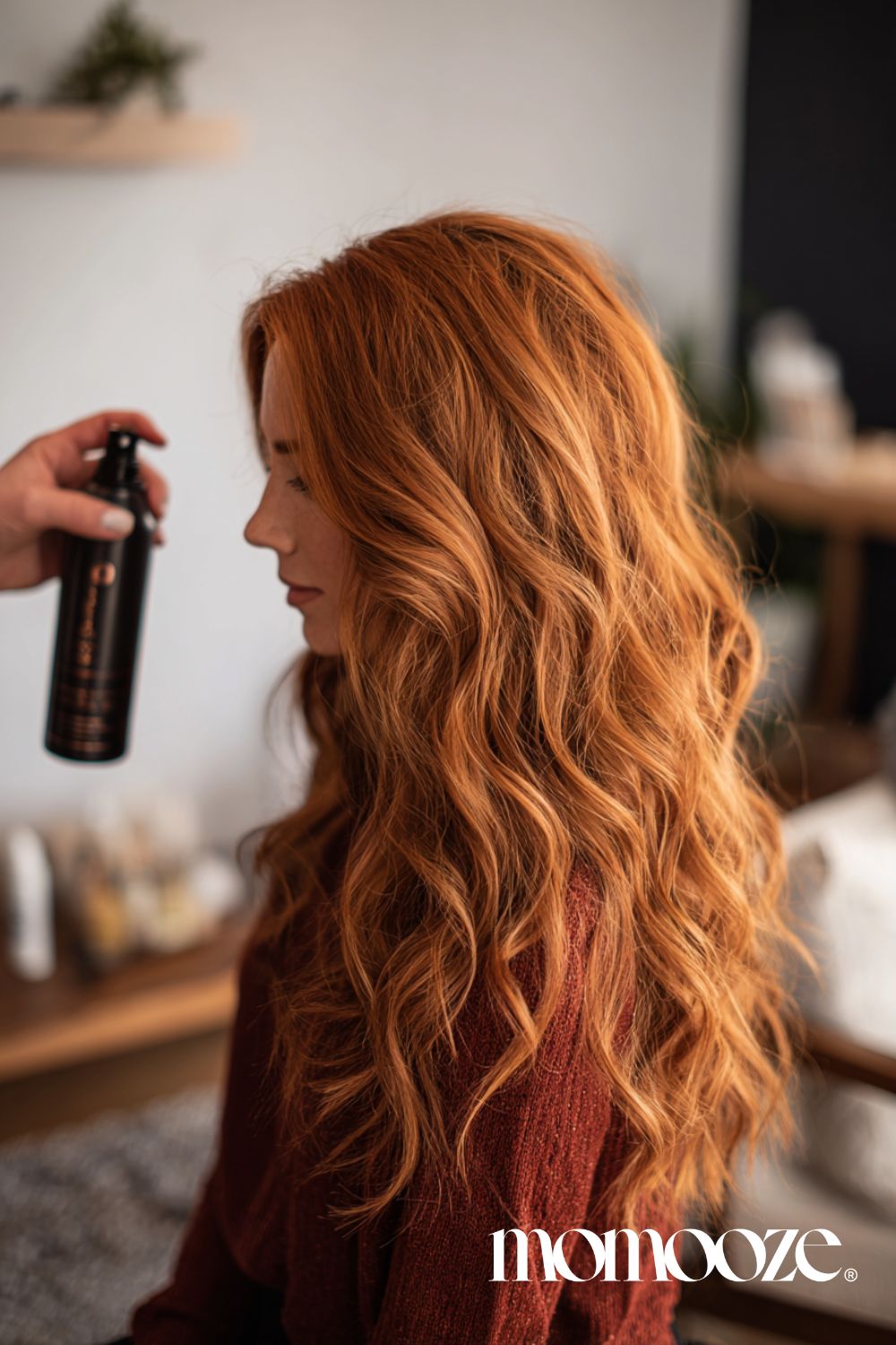 Bright Uniform Vibrant Auburn — Winter Auburn Hair Color