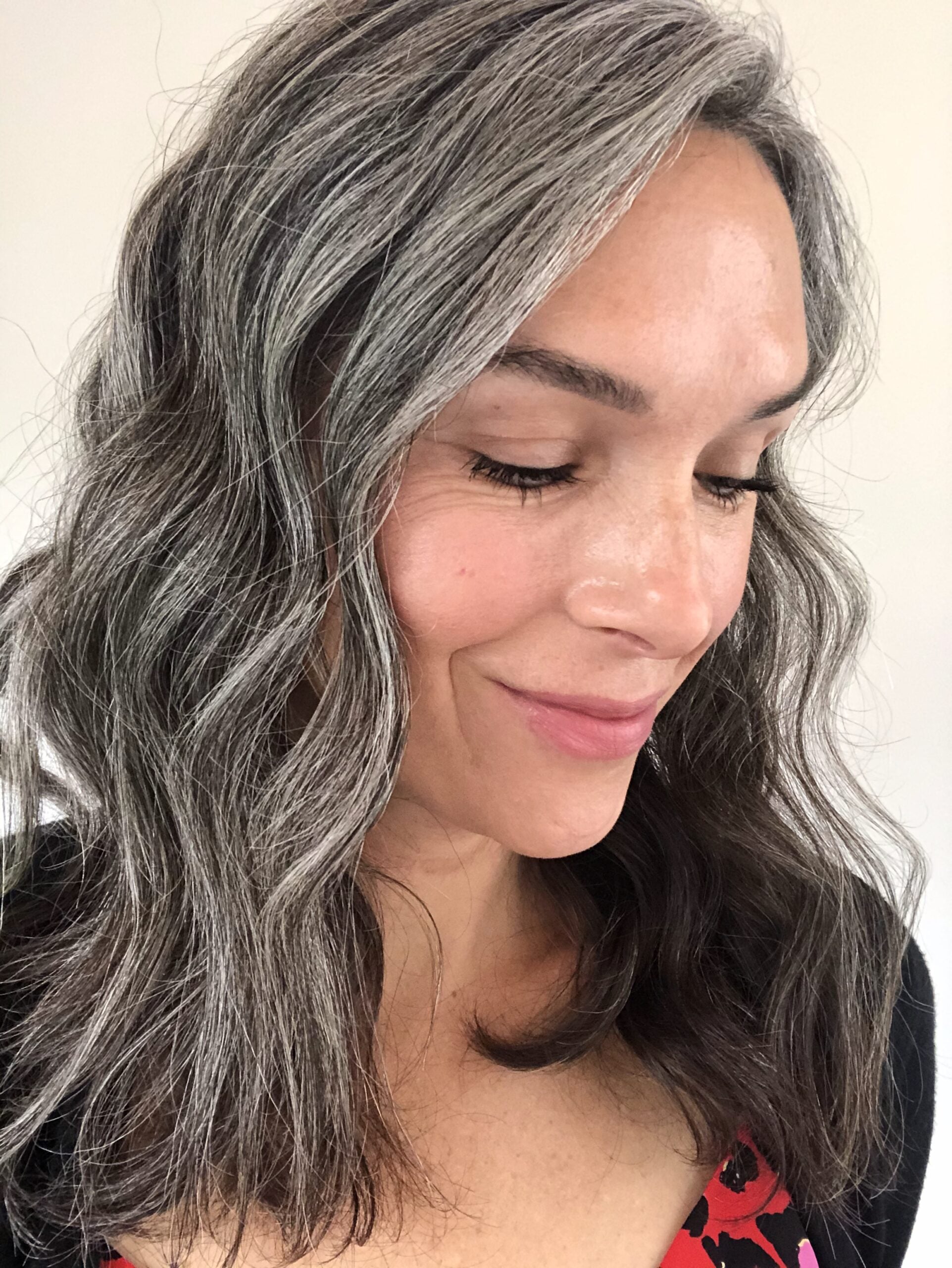 Layered Lob With Curtain Bangs — Winter Haircuts for Plus Size Women