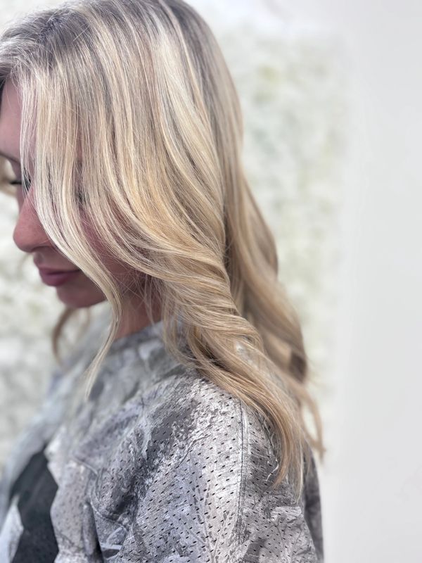 Fine Hair Platinum With Dark Lowlights — Lowlights for Blonde Hair
