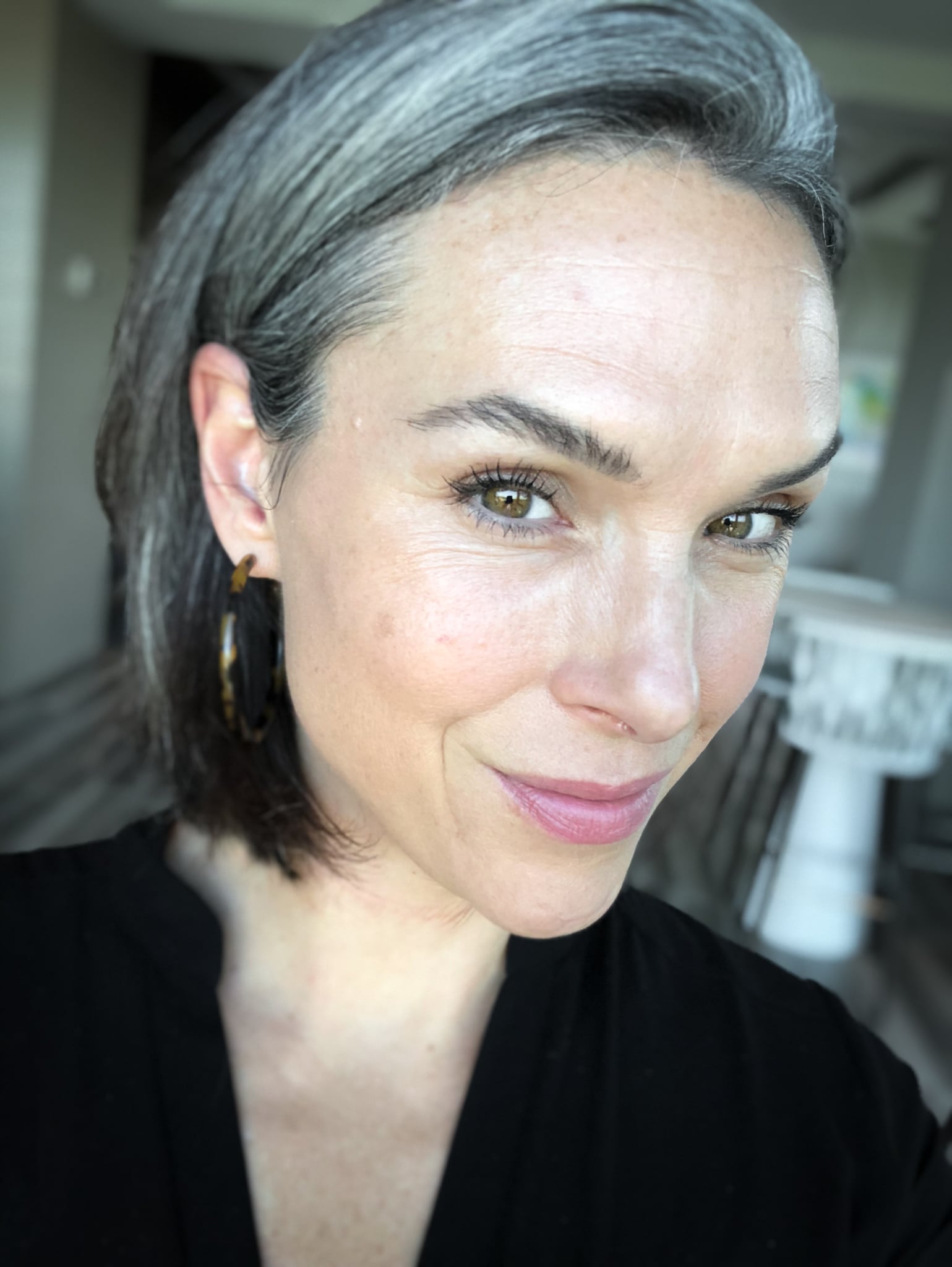 Short Straight Gray Bob Short Straight Gray Bob — Winter Haircuts for Gray Hair