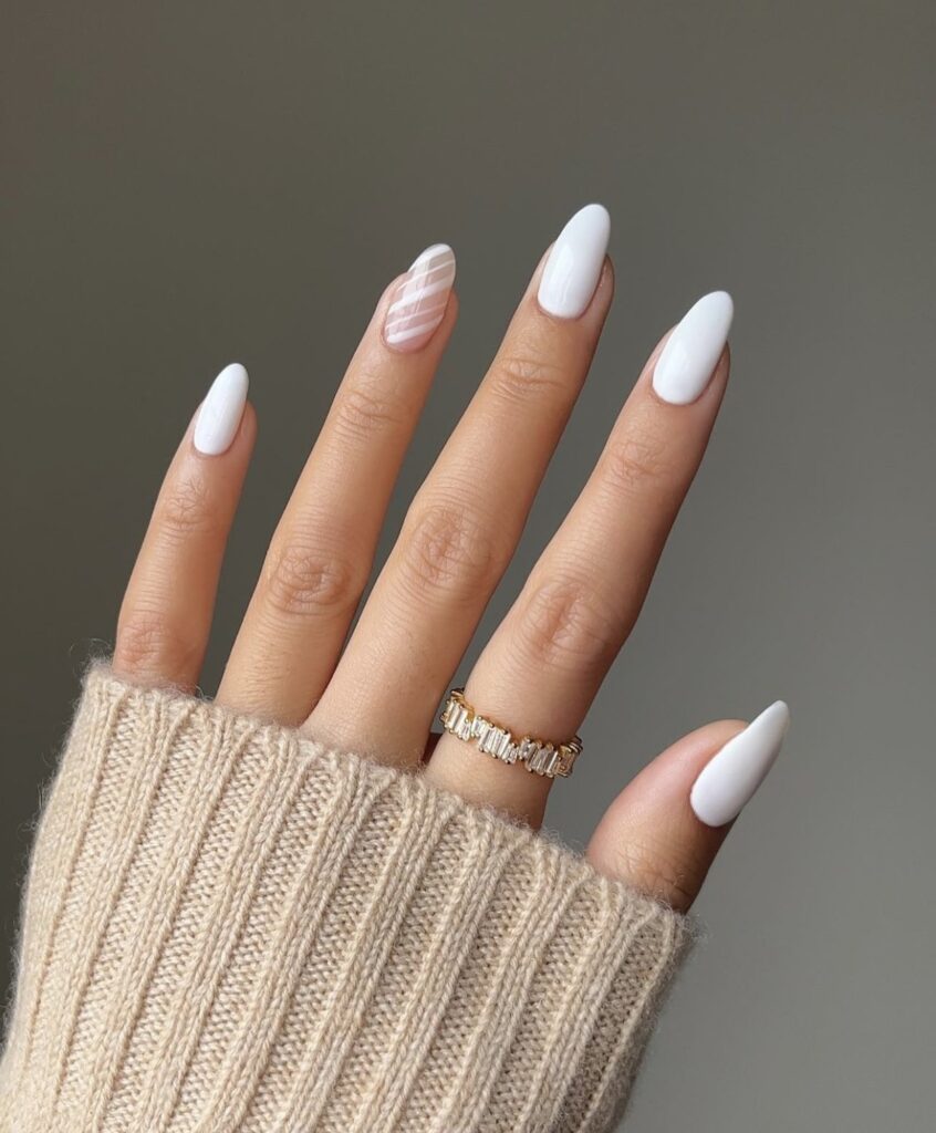 Deep Berry French Abstract Floral Almonds Deep Berry French Abstract Floral Almonds — Short Winter Almond Nails