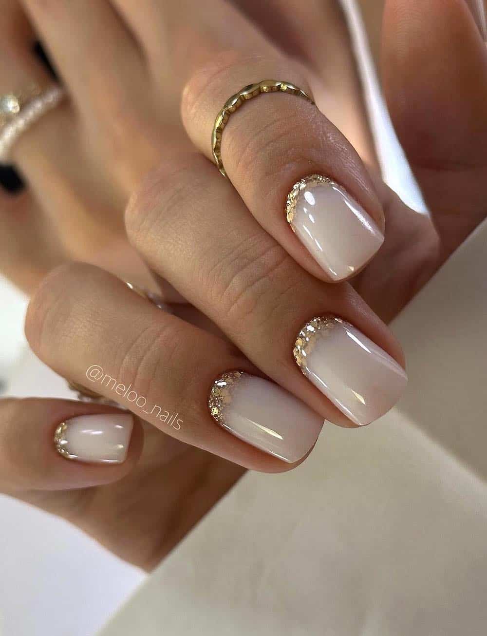 Neutral Visual Idea Neutral Visual Idea — Short Winter Nails