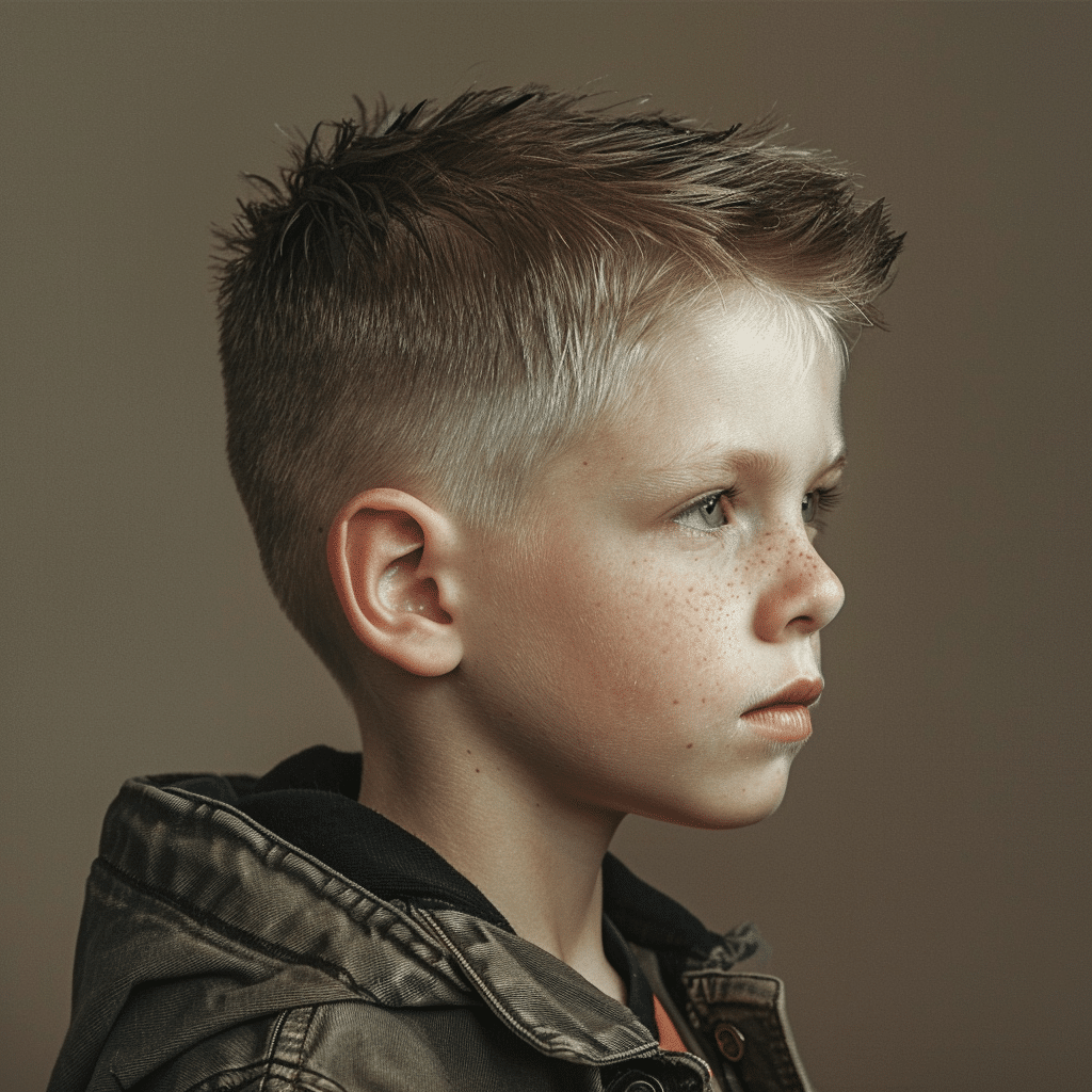 Textured Crop With Light Blonde Fade Textured Crop With Light Blonde Fade — Winter Haircuts for Boys