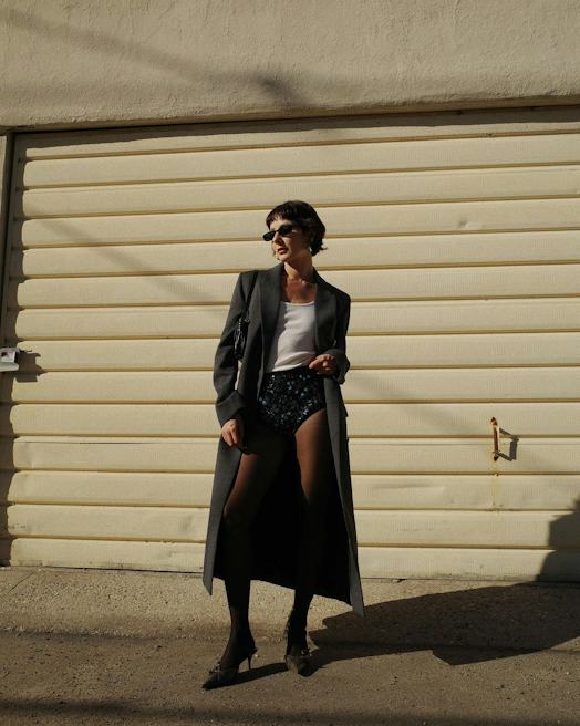 Fashionable Street Style Outfit Idea Fashionable Street Style Outfit Idea — Tights Outfits