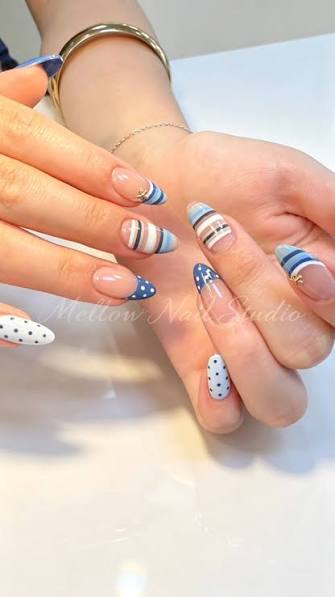 Vibrant Opaque Blue Stiletto Vibrant Opaque Blue Stiletto — blue nail inspo