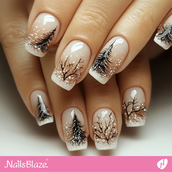 Winter Ombre Nails for 2025
