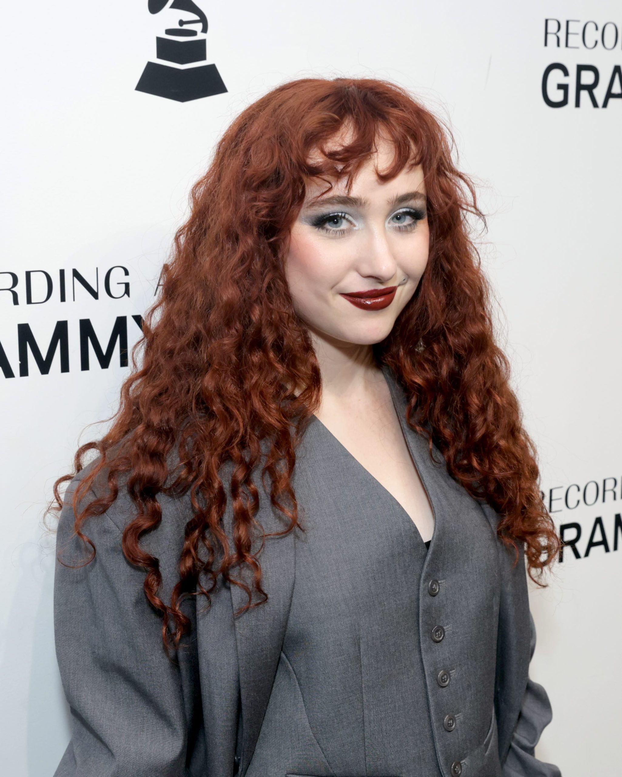 Dark Red With Subtle Auburn Highlights — Winter Hair Colors for Curly Hair