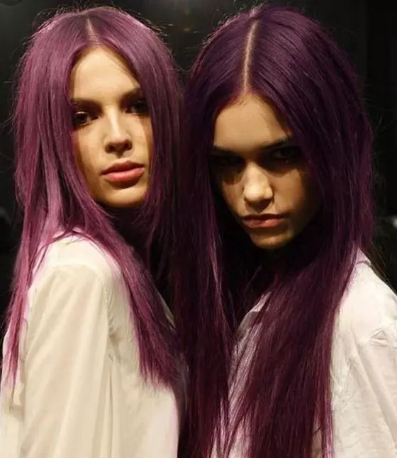 Collarbone Deep Plum With Purple Undertones — Plum Hair Color