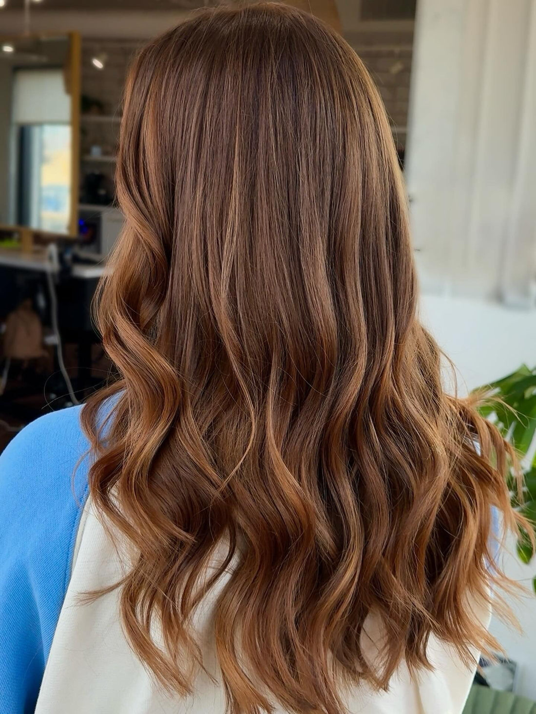 Rich Brown With Reddish-Cinnamon Highlights — Cinnamon Brown Hair