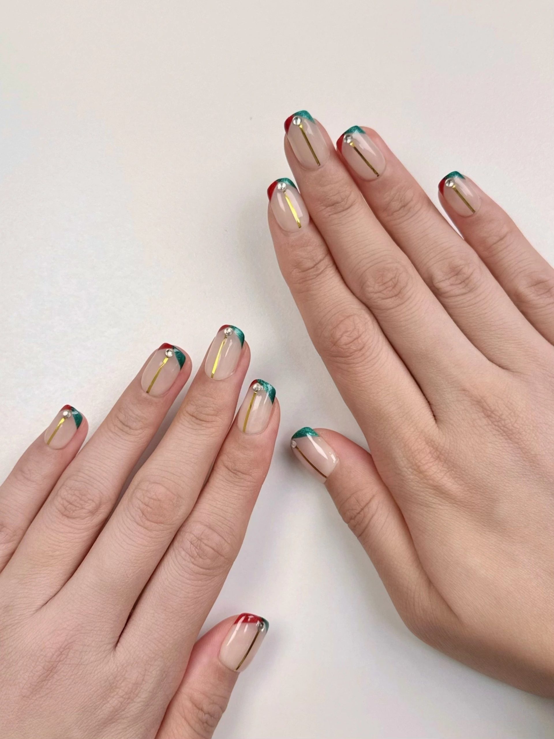 Clean Lines Precise Application Visual Idea Clean Lines Precise Application Visual Idea — Short Winter Square Nails