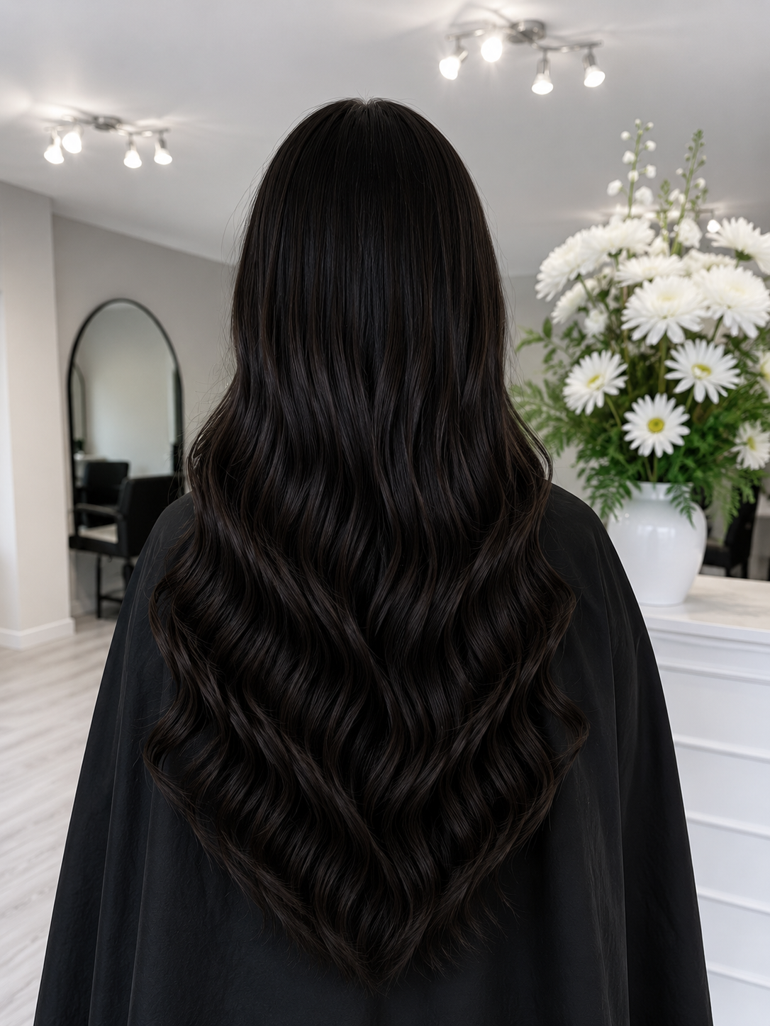 Mid-Back Solid Espresso With Cool Undertones Mid-Back Solid Espresso With Cool Undertones — Espresso Brown Hair