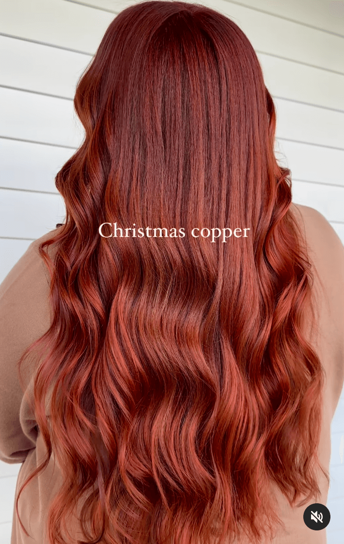 Rich Auburn With Copper Tones — Winter Auburn Hair Color