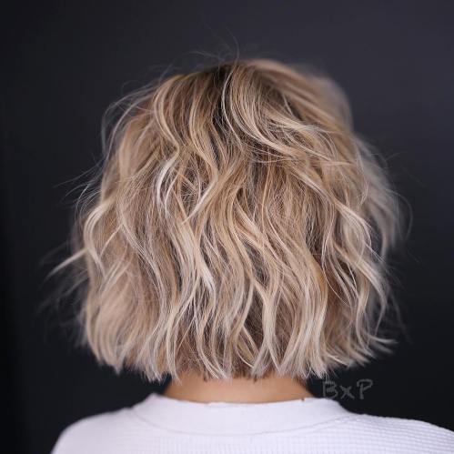 Ash Blonde Bob With Textured Ends Ash Blonde Bob With Textured Ends — Winter Haircuts for Thin Hair