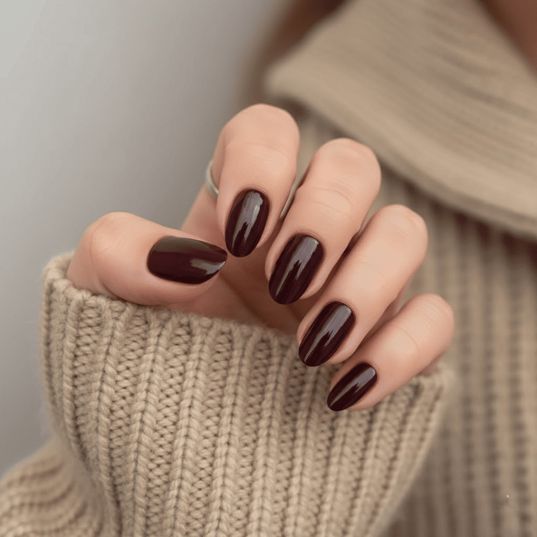 Deep Dark Berry Visual Idea Deep Dark Berry Visual Idea — Winter Nail Colors