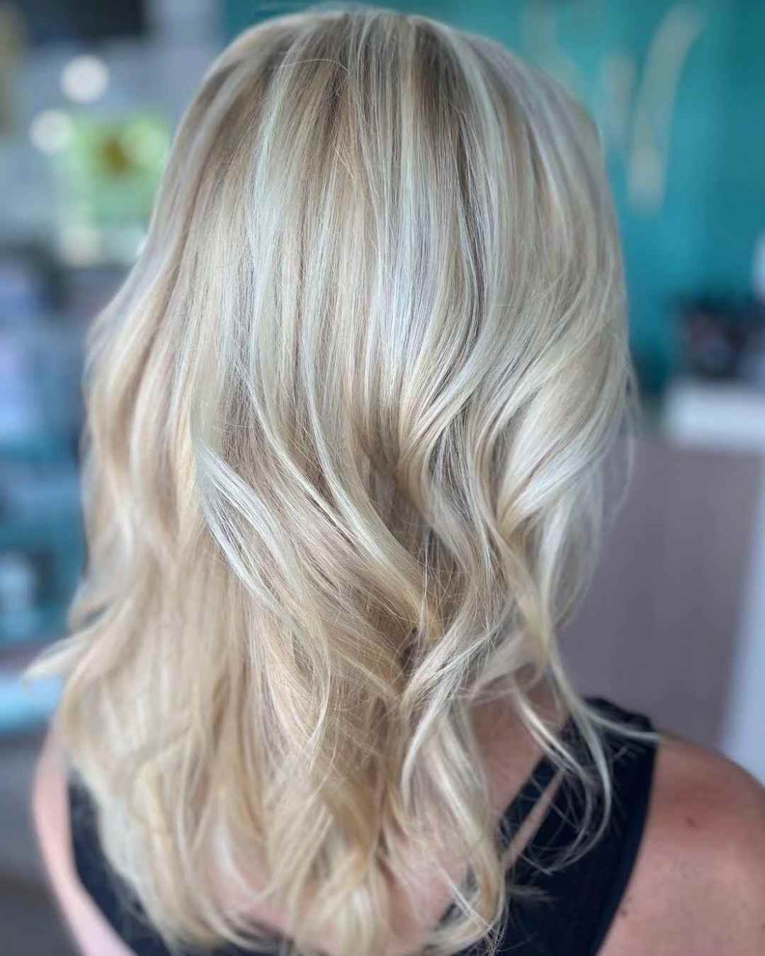 Shoulder Light Blonde With Darker Lowlights — Lowlights for Blonde Hair