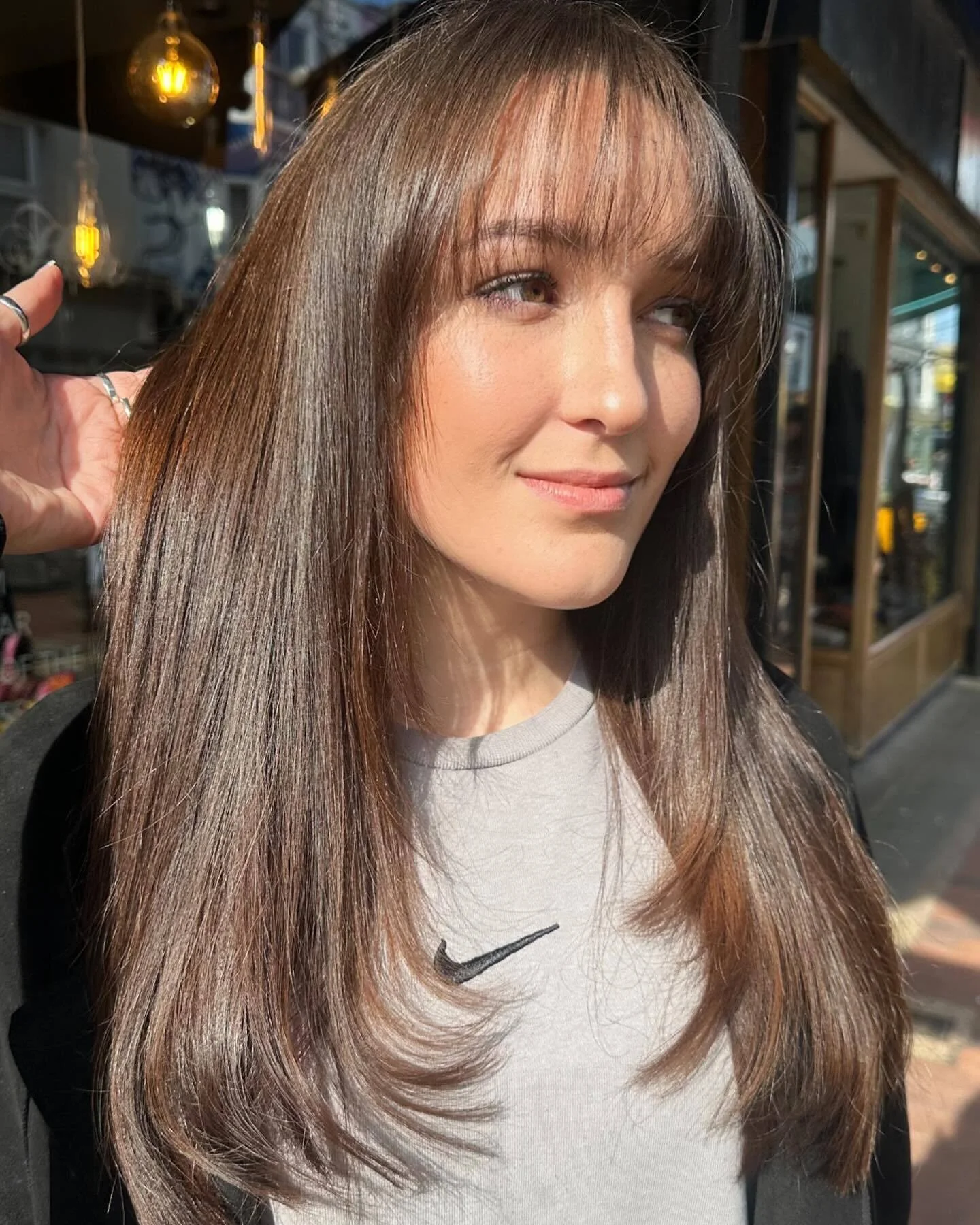 Long Shag With Wispy Bangs Long Shag With Wispy Bangs — Winter Haircuts for Thin Hair