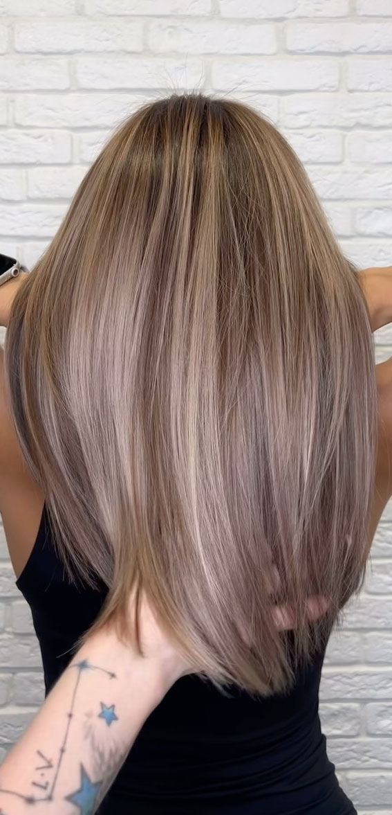 Sophisticated Ash Blonde Lob — Cool Winter Hair Colors