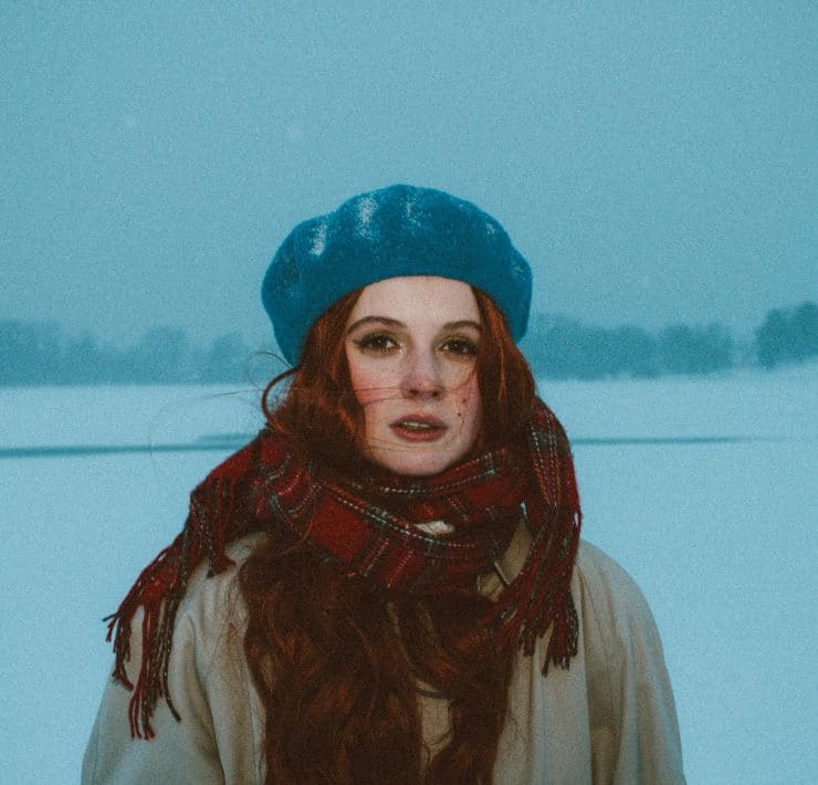 Natural Copper Red With Subtle Highlights — Winter Hair Colors for Redheads